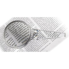 Edu-Toys Acrylhandlupe 60mm + 25mm Lesehilfe Акриловая ручная лупа 60 мм + вспомогательное средство для чтения 25 мм