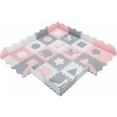Krabbelmatte XXL mit Rand 150 x 150 x 1 cm Коврик для ползания XXL с бордюром 150 x 150 x 1 см