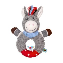 Die Spiegelburg Ringrassel Esel Кольцевая погремушка ослик