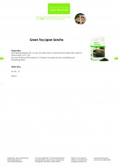 Krauterhaus Sanct Bernhardt Green Tea &quot;Japan Sencha&quot;, 150 г