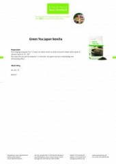 Krauterhaus Sanct Bernhardt Green Tea &quot;Japan Sencha&quot;, 150 г