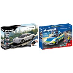 PLAYMOBIL 2er Set: 70765 Porsche Mission E + 70067 Porsche 911 Carrera 4S Polizei Набор из 2 штук: 70765 Porsche Mission E + 70067 Porsche 911 Carrera 4S Police