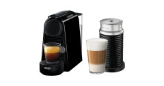 DeLonghi DeLonghi Nespresso Essenza Mini &amp; Aeroccino3 EN85.BAE, Kapselmaschine schwarz  schwarz DeLonghi Nespresso Essenza Mini &amp;amp; Aeroccino3 EN85.BAE, капсульная машина черный