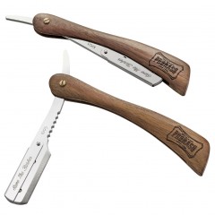 PRORASO Rasiermesser mit Holzgriff  Опасная бритва с деревянной ручкой