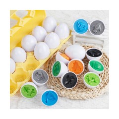Vetaka Geometrie Eier Sortierspiel Montessori Spielzeug fur Kinder Геометрическая сортировка яиц Монтессори-игры для детей