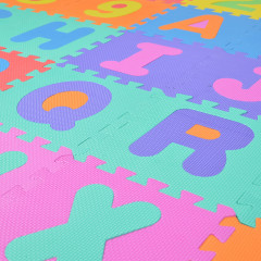 Pink Papaya Puzzlematte mit Zahlen und Buchstaben Puzzlestar ABC\/123 Коврик-пазл с цифрами и буквами Puzzlestar ABC/123