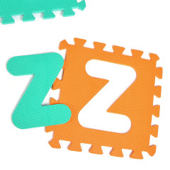 Pink Papaya Puzzlematte mit Zahlen und Buchstaben Puzzlestar ABC\/123 Коврик-пазл с цифрами и буквами Puzzlestar ABC/123