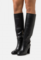 Tommy Hilfiger BELT LONGBOOT High heeled boots black BELT LONGBOOT Сапоги на высоком каблуке черный