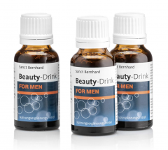 Sanct Bernhard Beauty-Drink mit Kollagen und Hyaluronsäure for men Напиток красоты для мужчин с пептидами коллагена, гиалуроновой кислотой, витаминами, цинком и медью 30ампул х 20 мл 