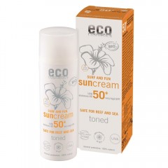 Eco Cosmetics Surf &amp; Fun Sonnencreme LSF50 getont 50ml  Surf &amp;amp; Fun солнцезащитный крем LSF50 тонированный 50мл