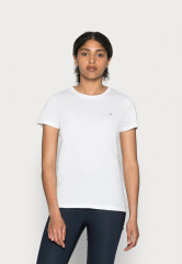 Tommy Hilfiger HERITAGE CREW NECK TEE Basic T-shirt classic white ФУТБОЛКА HERITAGE CREW NECK Базовая футболка классический белый