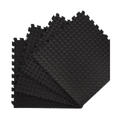 eyepower Puzzlematte Schwarz 63x63x2 8 Matten als Set Коврик-пазл черный 63x63x2 8 матов в комплекте