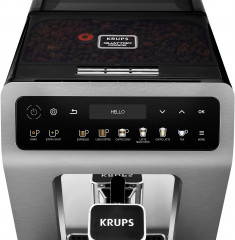 Krups Krups Kaffeevollautomat EA894T Evidence Plus Kaffeegenuss in Perfektion, Barista Quattro Force Technologie + Emsa Travel Mug Compact blau 0,3l  Полностью автоматическая кофемашина Krups EA894T Evidence Plus  наслаждение кофе в совершенстве, технолог