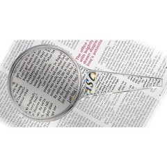 Edu-Toys Acrylhandlupe 80mm + 25mm Lesehilfe Акриловая ручная лупа 80 мм + вспомогательное средство для чтения 25 мм
