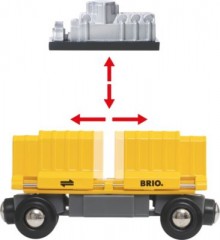 BRIO Guterzug mit drei Waggons Товарный поезд с тремя вагонами