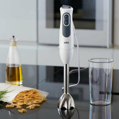 Braun Braun Stabmixer Multiquick 3 Vario MQ 3105B WH Stabmixer  Погружной блендер Braun Ручной блендер Multiquick 3 Vario MQ 3105B WH