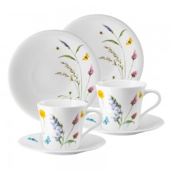 Hutschenreuther Hutschenreuther Nora Spring Vibes Set 6-tlg. fur 2 Personen mit Kombitasse Набор Hutschenreuther Nora Spring Vibes, 6 предм. для 2 человек с комбинированной чашкой