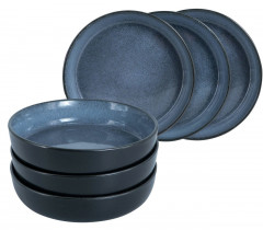 Moritz &amp; Moritz Moritz &amp; Moritz Suppenteller 6-tlg. DIGITAL blau Суповые тарелки Moritz &amp;amp; Moritz 6 шт. ЦИФРОВОЙ