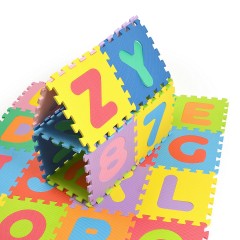 Pink Papaya Puzzlematte mit Zahlen und Buchstaben Kids Zone Коврик-пазл с цифрами и буквами Kids Zone