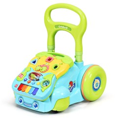 COSTWAY® Lauflernwagen mit Lichtern und Musik Детские ходунки со светом и музыкой
