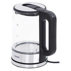 Mesko Mesko Wasserkocher MS 1301B 1,7 Liter, Glas, 1,7 Liter, mit Temperatureinstellung, LED Beleuchtung  Чайник Mesko MS 1301B 1,7 л, стекло, 1,7 л, с регулировкой температуры, светодиодная подсветка
