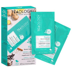 Teaology Purity Shower Body Wipe Multipack X 10 Yoga Care  Purity Shower Body Wipe Multipack X 10 Уход за йогой