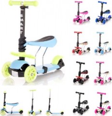 Kinderroller Laufrad 2 in 1 Smart PU Rader Roller Крыльчатка для детского самоката 2 в 1 умный самокат с колесами PU