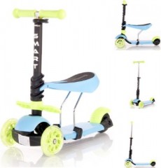 Kinderroller Laufrad 2 in 1 Smart PU Rader Roller Крыльчатка для детского самоката 2 в 1 умный самокат с колесами PU