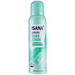 ISANA Sensitiver Rasierschaum Пена для бритья женская для чувствительной кожи, 150 мл