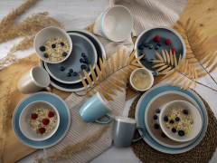 Creatable Creatable Kombiservice 16-tlg. NORDIC LIVING COOL  anthrazit Создаваемый комбинированный сервиз 16 шт. НОРДИЧЕСКАЯ ЖИЗНЬ КРУТАЯ