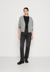 Tommy Hilfiger REG VARSITY IMD NY Zip-up sweatshirt medium heather grey REG VARSITY IMD NY Толстовка на молнии средний вересковый серый