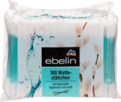 ebelin Wattestäbchen Nachfüller, 160 St Ватные палочки, 160 шт