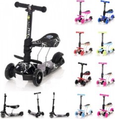 Kinderroller Laufrad 2 in 1 Smart PU Rader Roller Крыльчатка для детского самоката 2 в 1 умный самокат с колесами PU