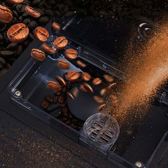 Acopino Acopino Kaffeevollautomat Barletta, Kaffee-Rezeptbuch, Doppelkesselsystem Anthrazyt Полностью автоматическая кофемашина Acopino Barletta, книга рецептов кофе, пароварка