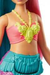 Mattel Barbie Dreamtopia Meerjungfrau Puppe (turkis- und pinkfarbenes Haar) Кукла-русалка Barbie Dreamtopia (бирюзовые и розовые волосы)