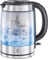 RUSSELL HOBBS RUSSELL HOBBS Wasserkocher mit Brita Wasserfilter Clarity 20760-57 1 L silber, 1 l, 2200 W  Чайник RUSSELL HOBBS с фильтром для воды Brita Clarity 20760-57 1 л серебро, 1 л, 2200 Вт
