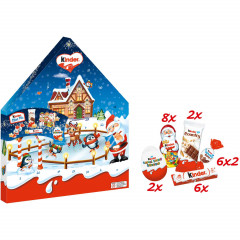 Kinder Maxi Mix Adventskalender 2024 5STK Киндер Макси Микс Детский Адвент-календарь, 24 шоколадных подарка-сюрприза, 5 штуки