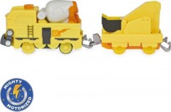Spin Master Mighty Express Motorisierter Zug  Baut-es Bruno mit Guterwaggon Моторизованный поезд Mighty Express Build-it Bruno with Goods Car