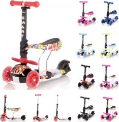 Kinderroller Laufrad 2 in 1 Smart PU Rader Roller Крыльчатка для детского самоката 2 в 1 умный самокат с колесами PU