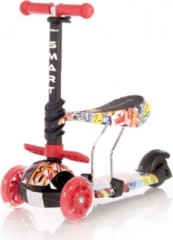 Kinderroller Laufrad 2 in 1 Smart PU Rader Roller Крыльчатка для детского самоката 2 в 1 умный самокат с колесами PU