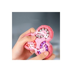 Hocan Denkspiel Sechsseitiger rotierender Fingerspinner Головоломка Шестигранный вращающийся пальчиковый спиннер