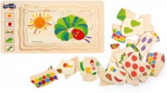 Small Foot Raupe Nimmersatt Schichtenpuzzle Головоломка «Очень голодная гусеница»