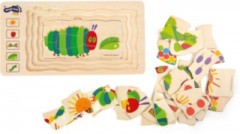 Small Foot Raupe Nimmersatt Schichtenpuzzle Головоломка «Очень голодная гусеница»