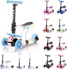 Kinderroller Laufrad 2 in 1 Smart PU Rader Roller Крыльчатка для детского самоката 2 в 1 умный самокат с колесами PU