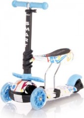 Kinderroller Laufrad 2 in 1 Smart PU Rader Roller Крыльчатка для детского самоката 2 в 1 умный самокат с колесами PU