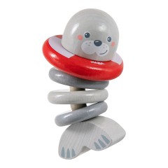 Haba Greifling Klapperfigur Robbe Сжимая игрушечную погремушку