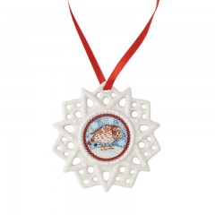 Hutschenreuther Hutschenreuther Schmucksterne Schmuckstern 'Eule' d: 7,5 cm Декоративные звезды Hutschenreuther декоративная звезда "Сова" d: 7,5 см