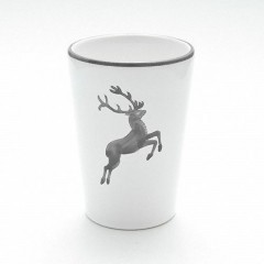 Gmundner Keramik Gmundner Keramik Grauer Hirsch Trinkbecher 0,28 L / h: 11 cm Керамическая чашка Gmundner для питья серого оленя 0,28 л / высота: 11 см