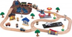 KidKraft Holzeisenbahnset Mountain mit Aufbewahrungsbox Деревянный поезд Гора с ящиком для хранения