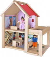 Eichhorn Puppenhaus aus Holz Деревянный кукольный домик